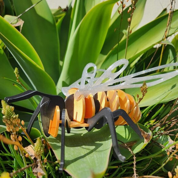 Bee Model Honeybee 3D Puzzle Honey Bees Classroom Science STEM Craft Insect Bugs - Picture 14 of 16